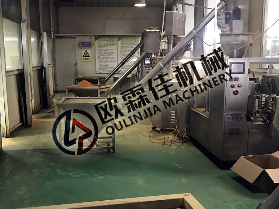 螺旋输送机输送调味料