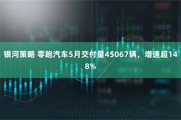银河策略 零跑汽车5月交付量45067辆，增速超148%