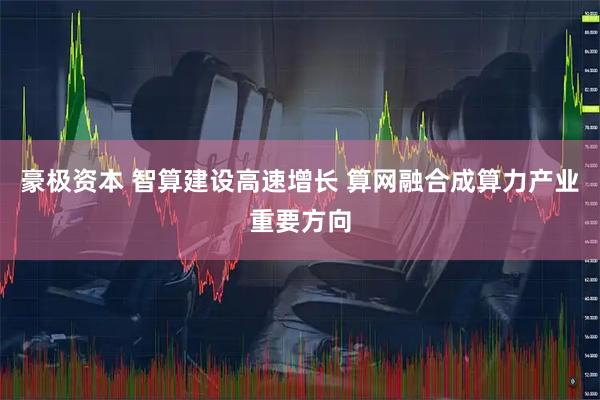 豪极资本 智算建设高速增长 算网融合成算力产业重要方向