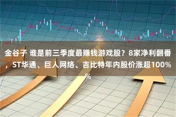 金谷子 谁是前三季度最赚钱游戏股?8家净利翻番,ST华通、巨人网络、吉比特年内股价涨超100%