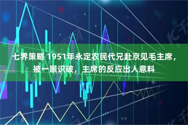 七界策略 1951年永定农民代兄赴京见毛主席，被一眼识破，主席的反应出人意料